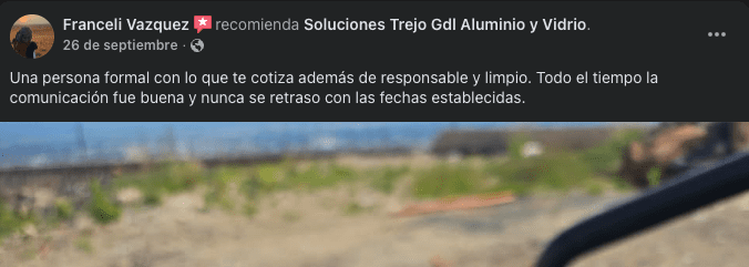 Aluminio y vidrio en AMG recomendado