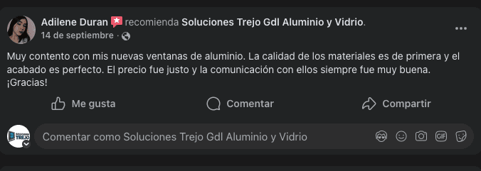 Aluminio y vidrio en Tlajomulco recomendado