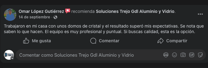 Aluminio y vidrio en Guadalajara  recomendado